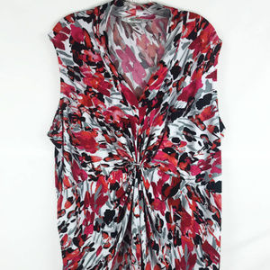 Jones Studio Abstract Blouse